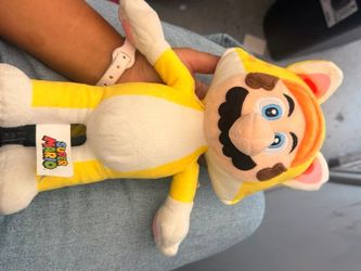 Nintendo Cat Mario Plush 12 Inch Super Mario 3D World Official