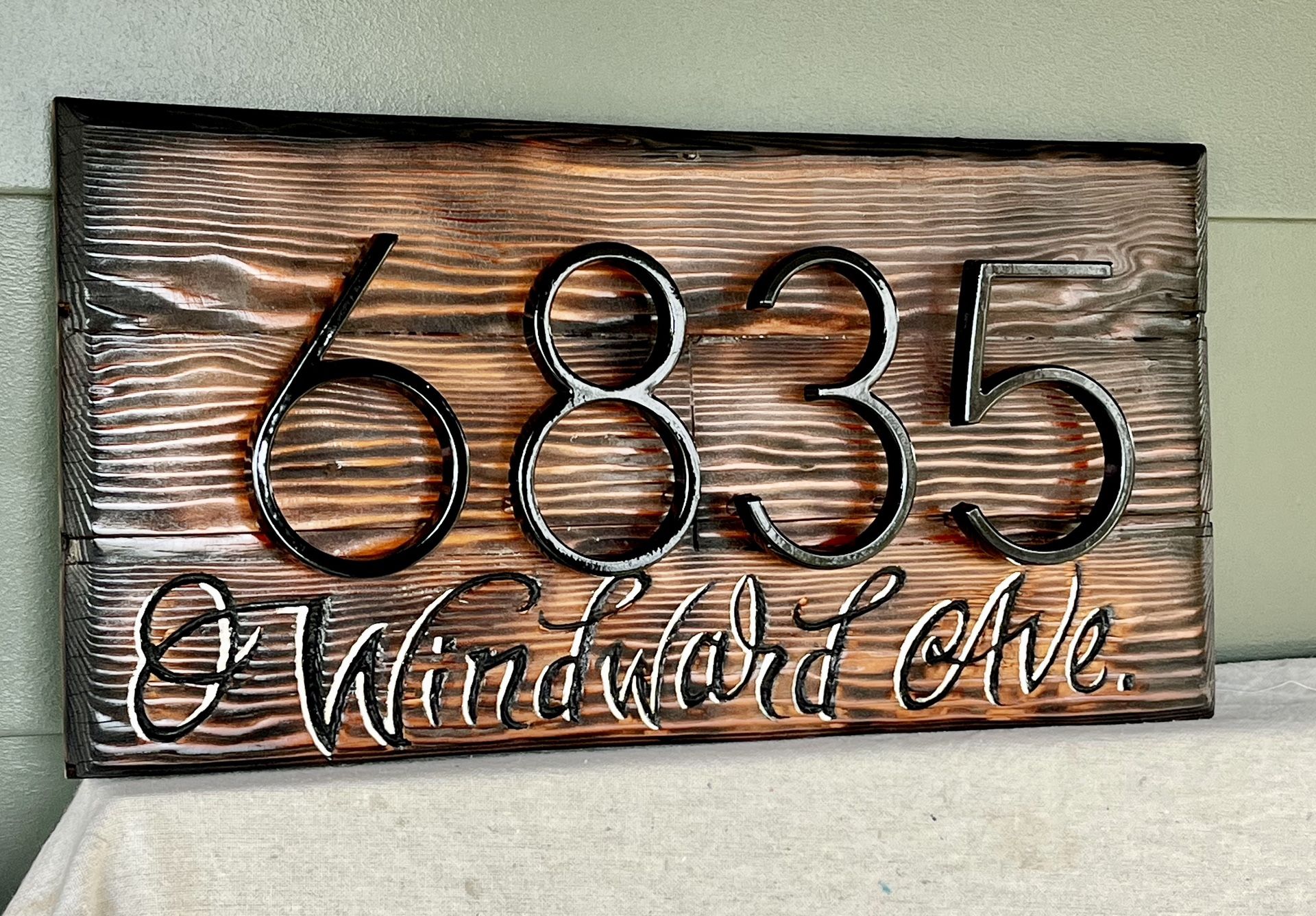 Custom Made Address Plate