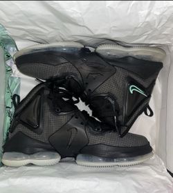 Nike LeBron 19 "Black Aqua" Green Glow Size 11.5 Brand New $245 OBO