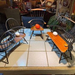 Dollhouse Miniature Windsor Furniture (check all pictures)