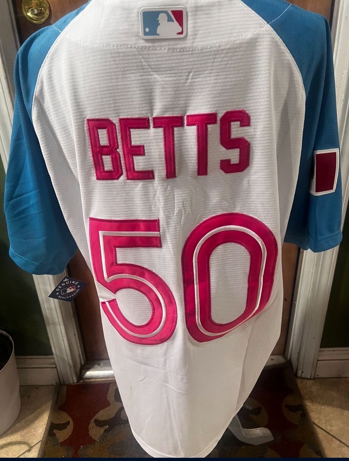 Mookie Betts Dodgers Mexico Edition Jerseys. New