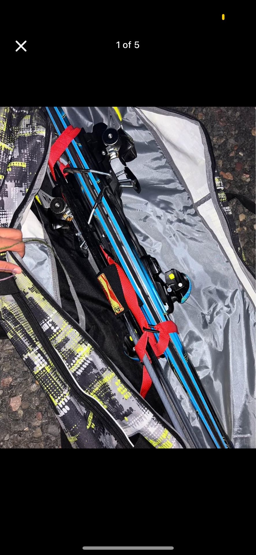 K2 Superstitious NEW Ski Set w/Bag 153cm
