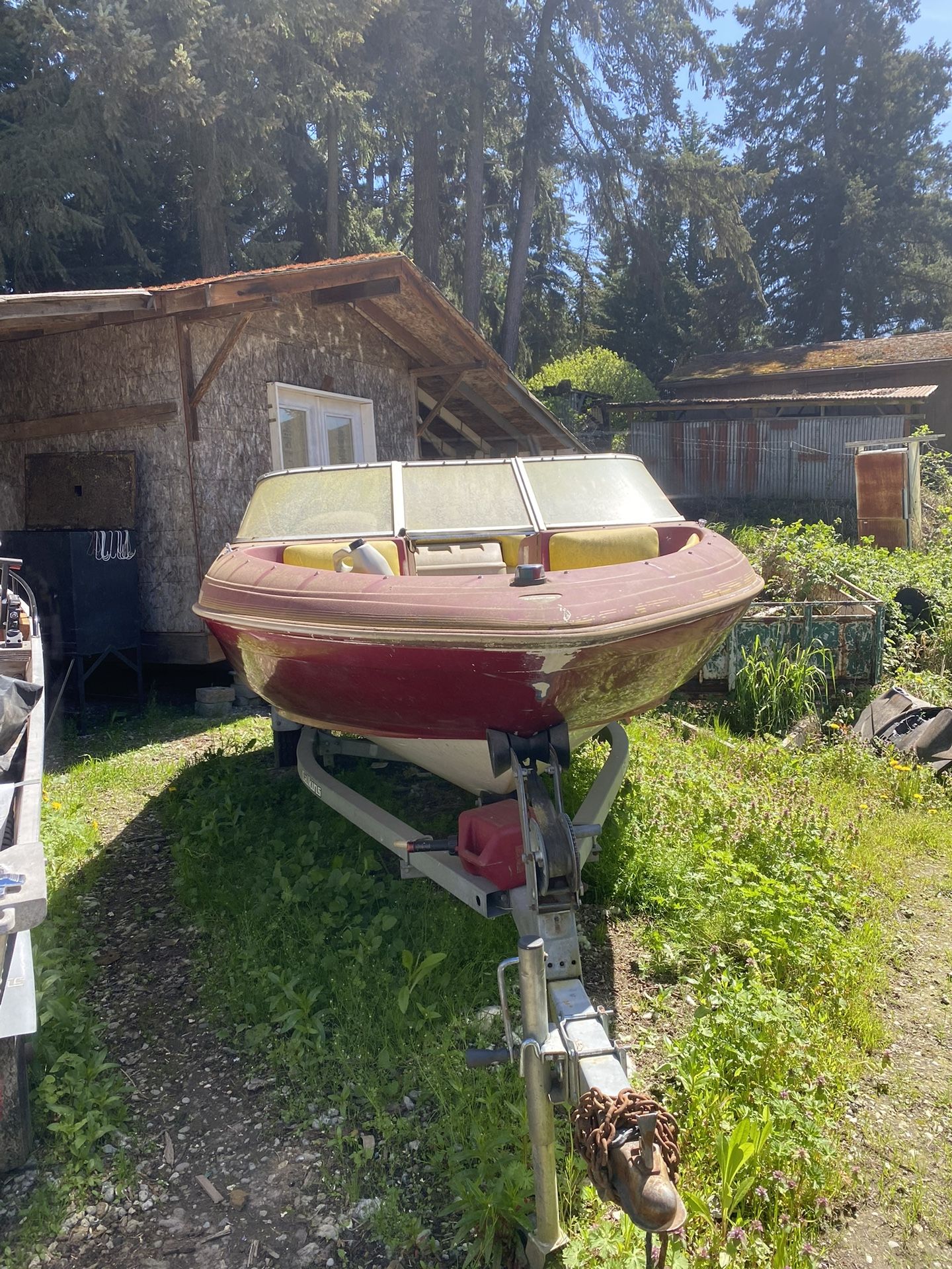 1995 Glastron Boat With Calkings Trailer 