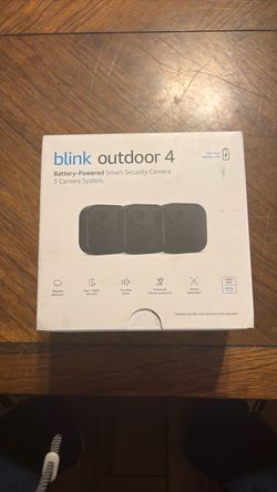 Blink outdoor 4 cameras