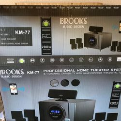 Home Theater System Brooks Audio Design KM-77 Speaker 