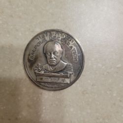 1967 Israel Balfour Declaration  Silver Coin With Display And The Box 