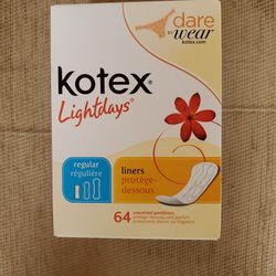 Kotex Lightdays Unscented Pantiliners