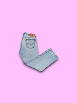 Levi’s 501 Jeans 35x32 Button Fly Light Blue Denim Pants Skater Casual Tag