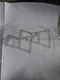 New unassembled metal steps