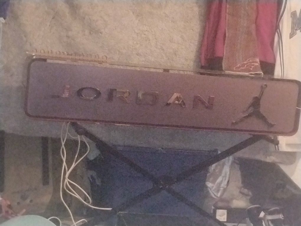 Vintage Michael Jordan Merch Sign