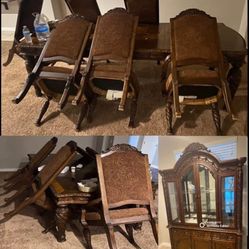 Dining Table With Hutch