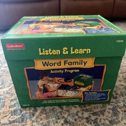 Word Family Listen and Read