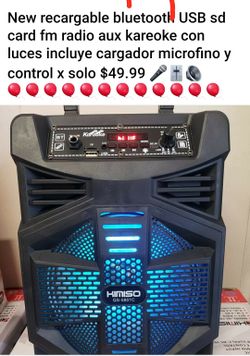 Radio speaker kareoke 🎤✅