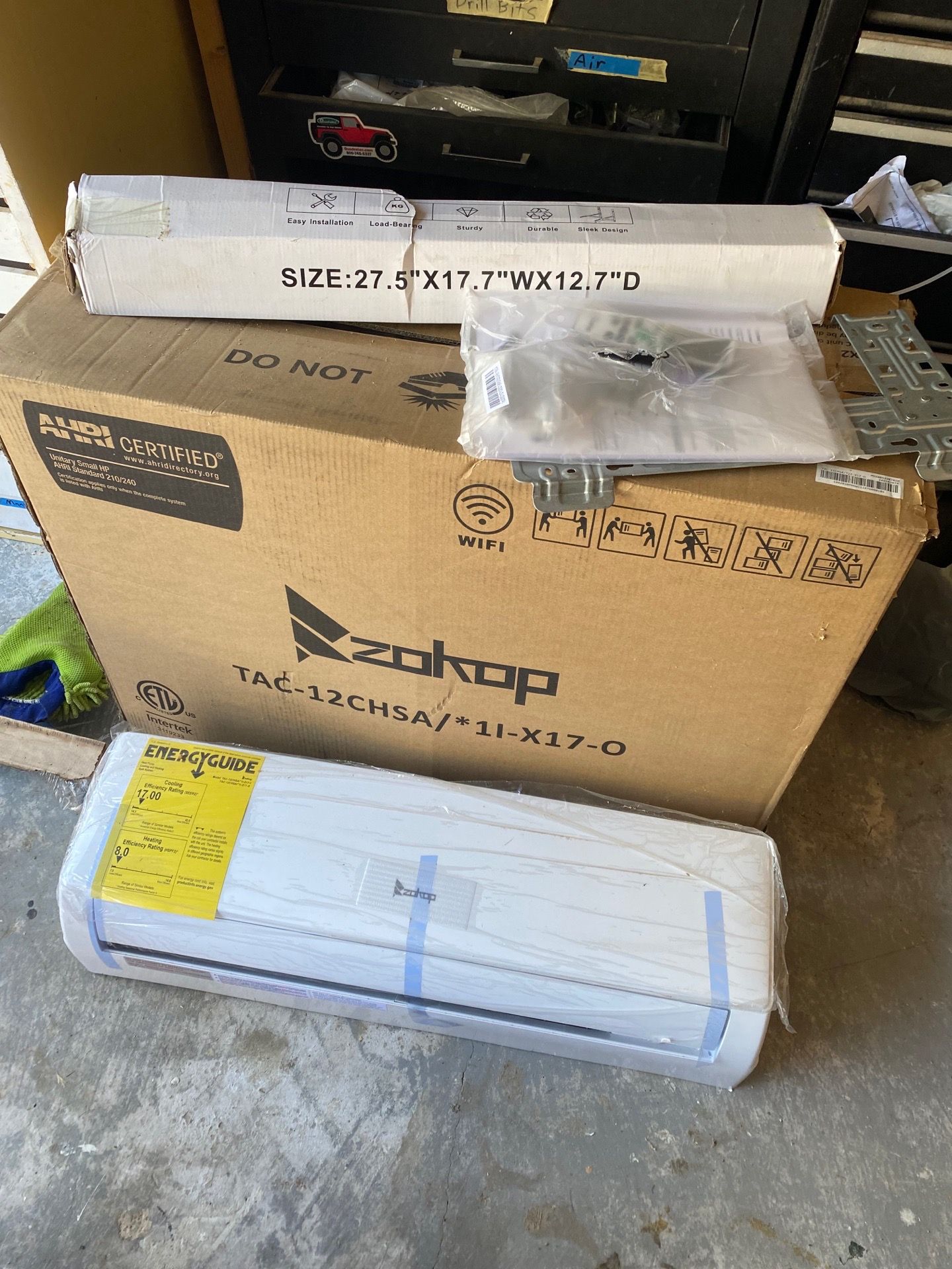 Mini split AC with WiFi