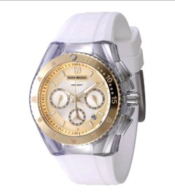Technomarine Women's TM-116002 Cruise Quartz Chronograph Gold Dial Watch