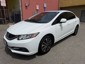 2013 HONDA  CIVIC EX  - White, One Owner, Clean Title