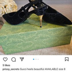 Gucci Heels Black Dupes