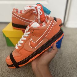 Orange Lobster (DS) Size 9.5 Men’s
