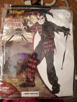 Spirit Sinister Jester Kids Halloween Costume