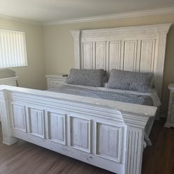 King Bed Bedroom Furniture Set Split Top Bed