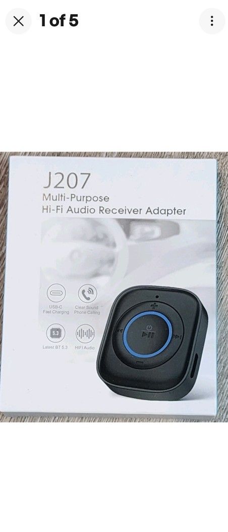 Multi Purpose Hi-fi Audio Receiver Adapter Clear Sound & Phone Calling BT 5.3