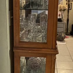Wood/ Glass Cabinet 