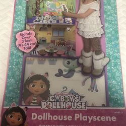 Cardboard Gabby Dollhouse Playscene