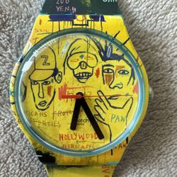 Swatch watch  Basquiat Hollywood Africa by Jean-Micheal Basquiat Quartz ♯4
