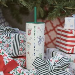 Starbucks X Roller Rabbit  Tumbler Christmas 24oz 2025 NEW