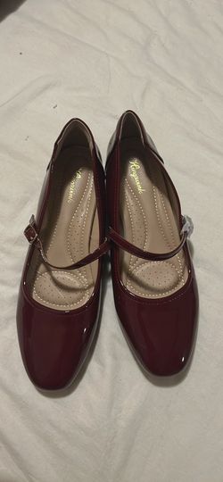Brand new cherry red Mary jeans