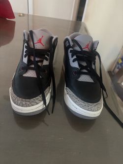 Air Jordan 3 Black Cement Sneakers