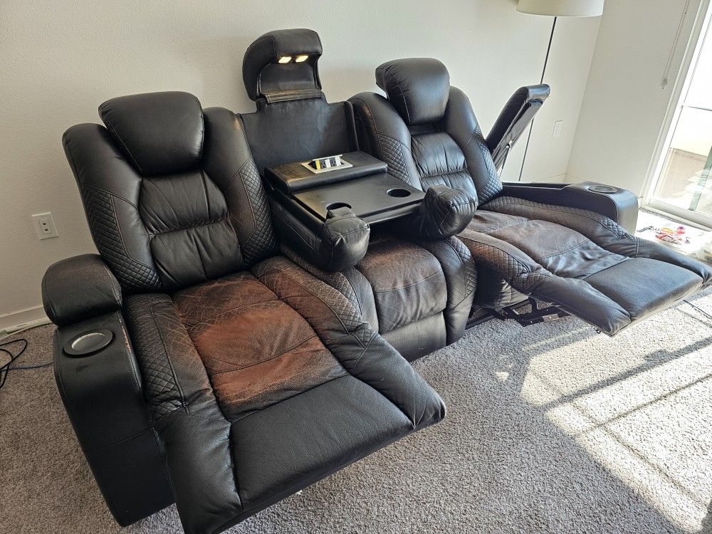 Free Power Recliner Sofa