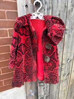 Vintage Corduroy Snakeskin Coat & Hat Toddler
