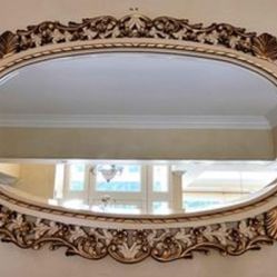 italian wall mirror  51 " by 28"