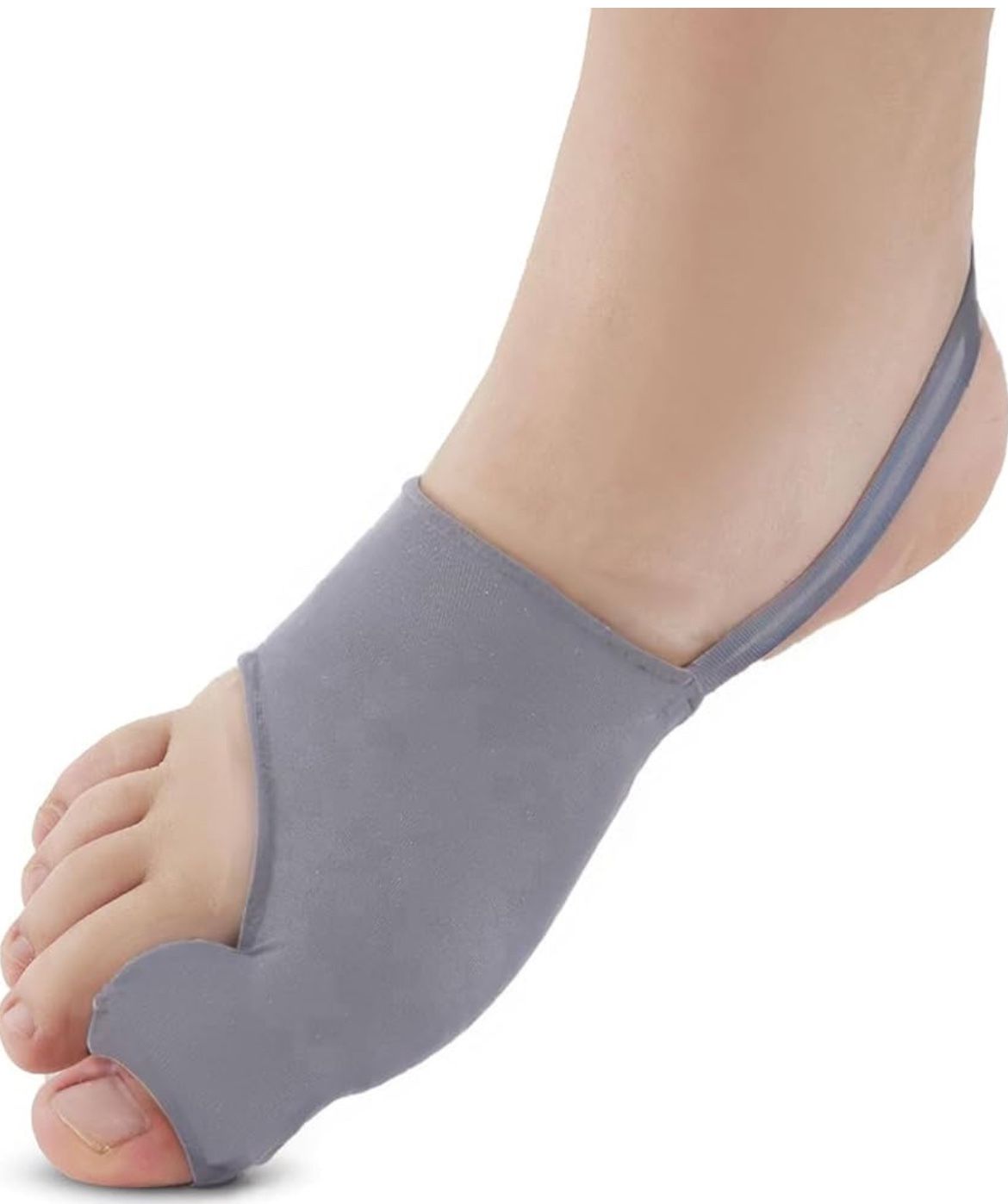 Bunion Corrector for Women Men, 2Pcs Toe Corrector, Adjustable Gray