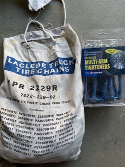 Tire Chains and Multi-Arm tighteners - size 2229R