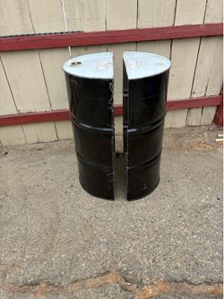 55 gallon drum cut