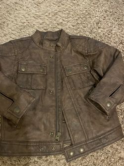 GAP Leather Jacket (2t)