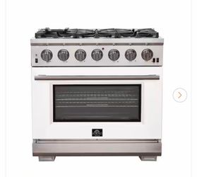 Capriasca 36 in. 5.36 cu. ft. Gas Range with 6 Bur