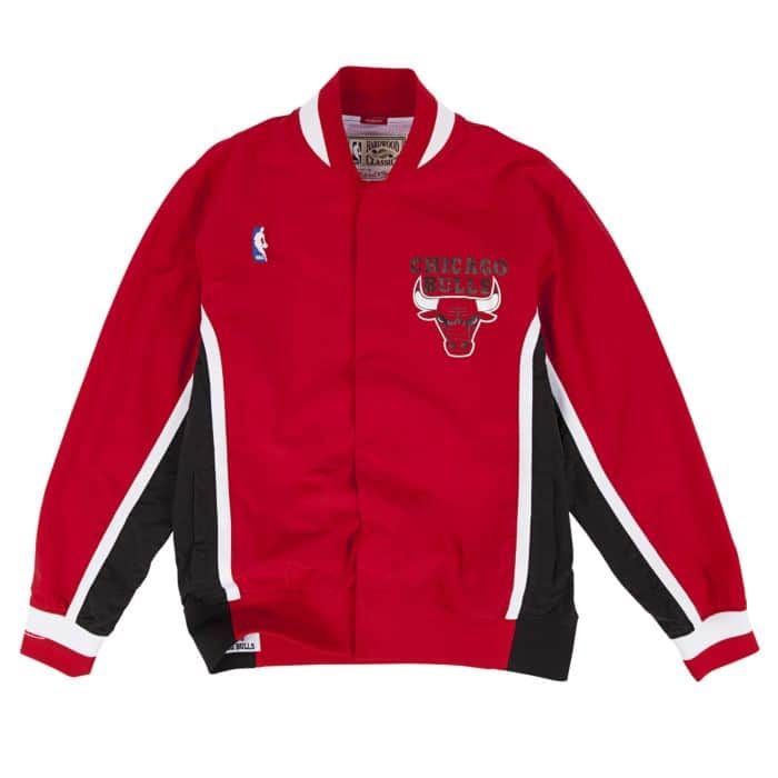 CHICAGO BULLS 1992-93 AUTHENTIC MITCHELL AND NESS AWAY (RED) WARM UP ...