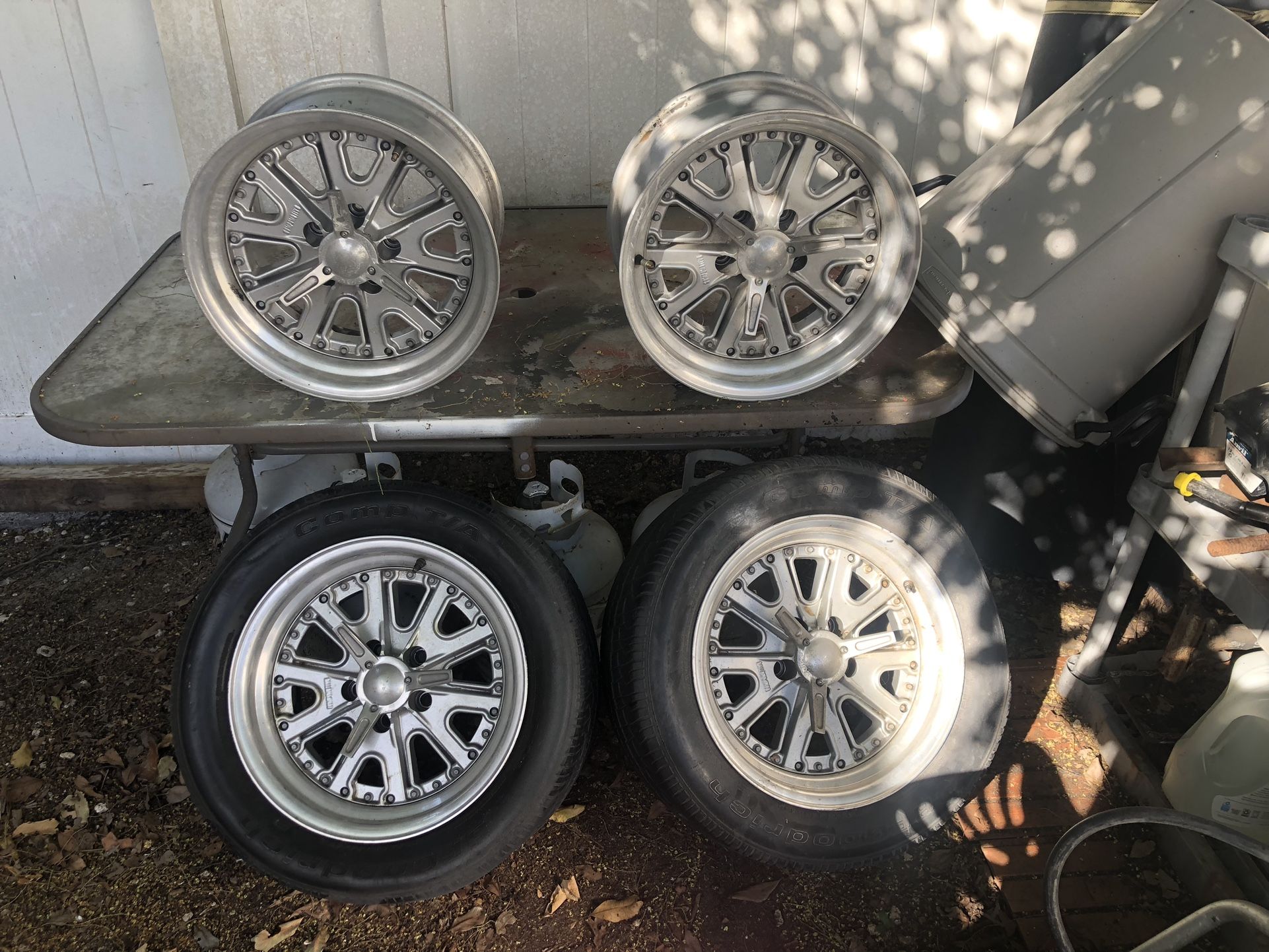 Compomotive Wheels Rims Shelby Style AC cobra Lug 5x120 HB 501
