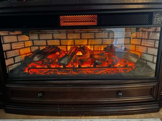 Large 75” Electric Fire Place TV Stand/media Console