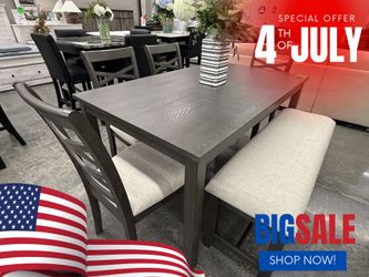 6 PC DINING TABLE