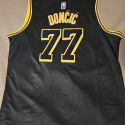 Los Angeles LAKERS  Doncic Black Jerseys 