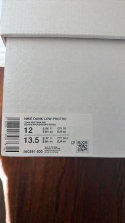 Nike Dunk Low x Kobe Size 12