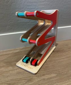 Lovevery Race & Chase Ramp with 2 Cars