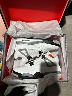 New Jordan 4 cements (2025 pair)