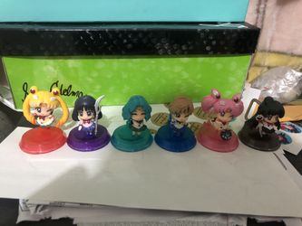 Sailor moon figures set winky eyes