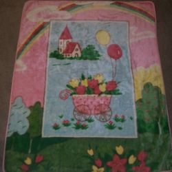 Baby blanket! 52" x 43" Heavier and Warm 