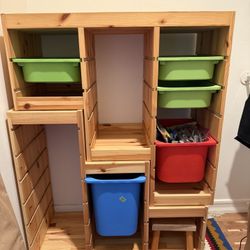 2-Piece IKEA Wood Storage Drawer – Bucket-Ready – Great for Kids’ Toys or Laundry